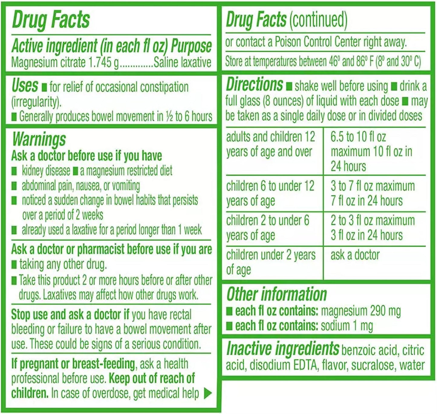 Swan Magnesium Citrate Oral Solution Set - Lemon, Cherry, Grape Flavors - Gentle Laxative Liquid for Digestive Health - 10 Oz Each - Includes Regularity Tip Card