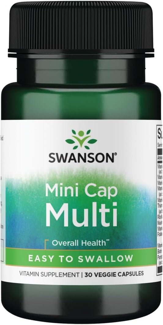 Swanson Daily Multivitamin Capsules - Mineral-Free Formula - 30 Veg Caps