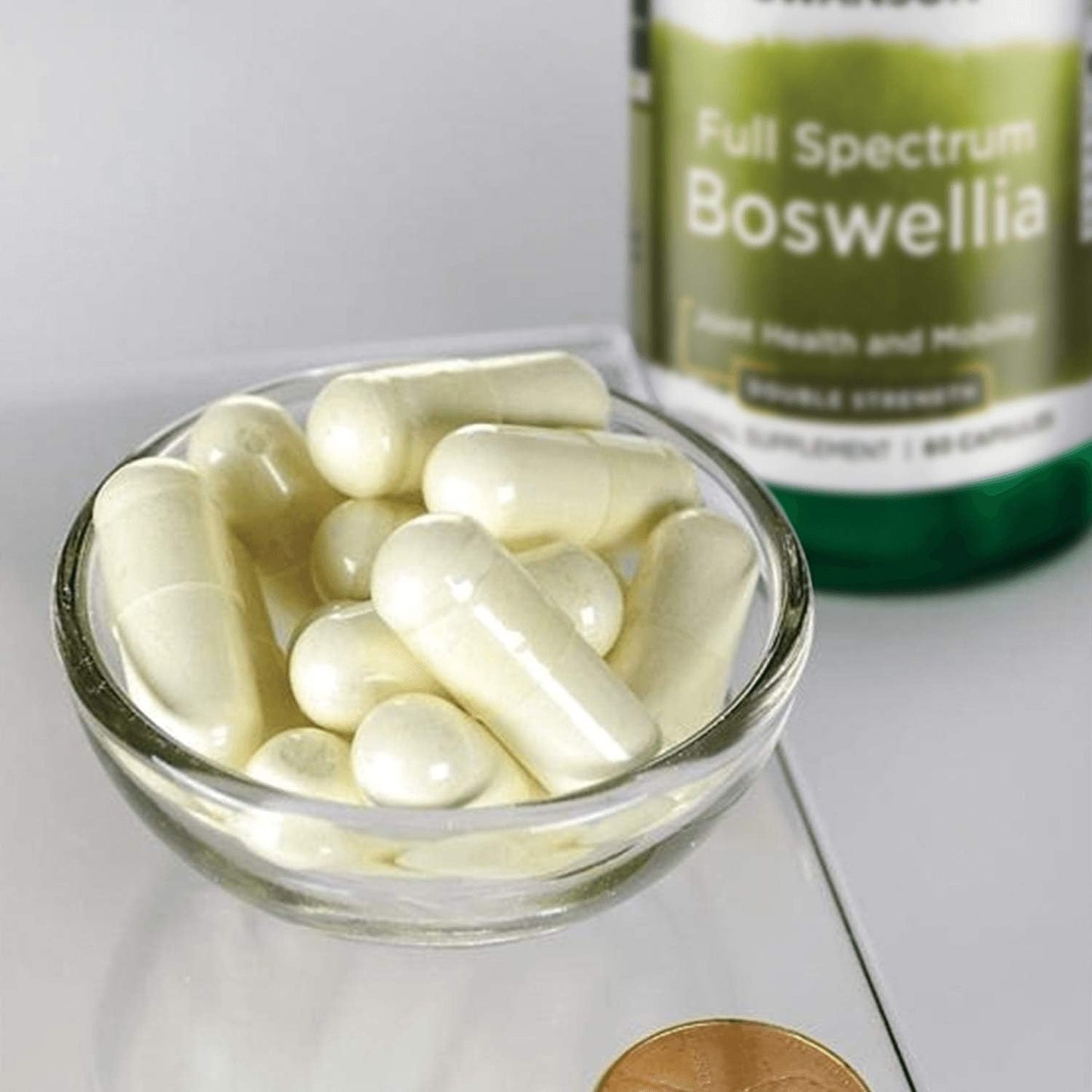 Swanson Double Strength Boswellia Supplement for Joint Support - Ayurvedic Herb for Flexibility & Mobility - 2 Pack of 60 Capsules, 800mg Each