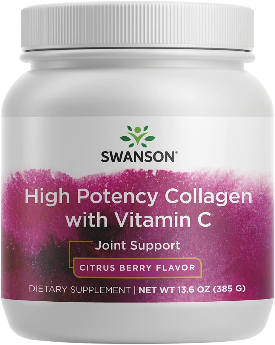 Swanson Fortigel Natural Citrus Berry Joint Health Drink Mix - 13.6 Ounce Powder