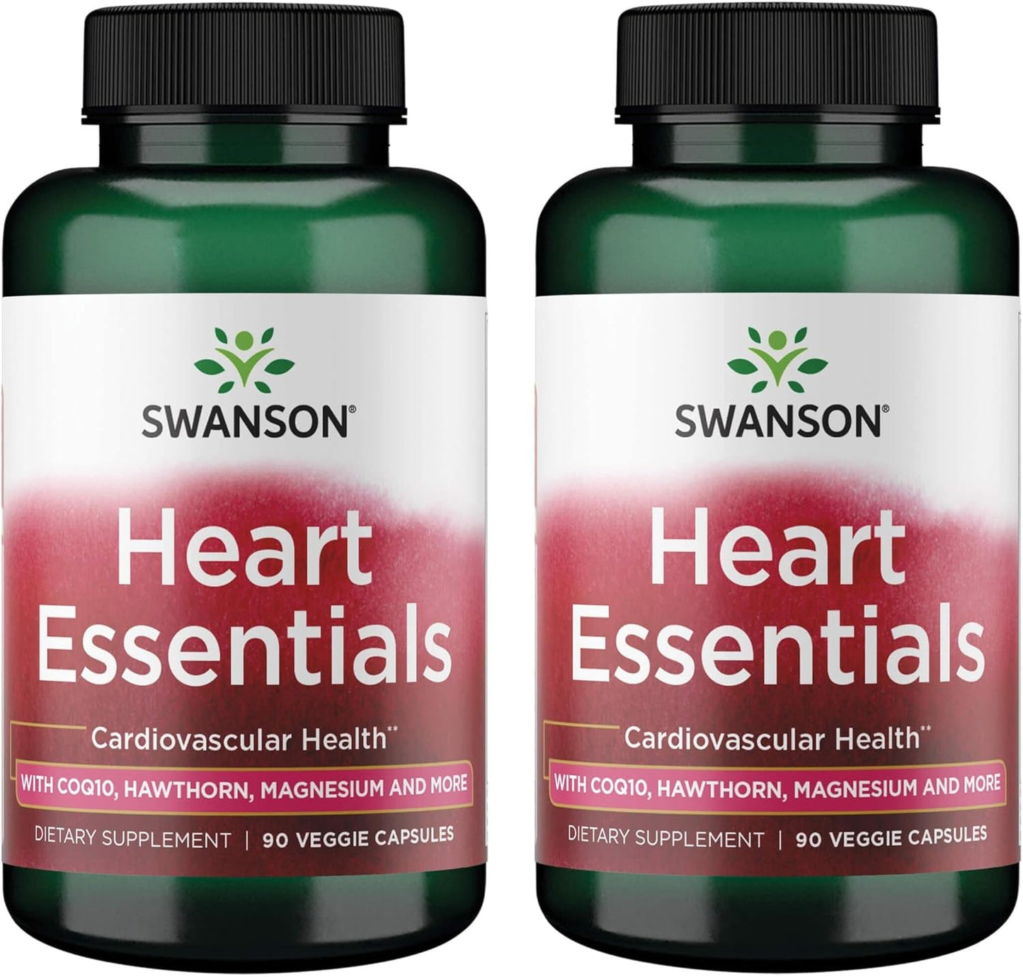 Swanson Heart Essentials 90 Veg Capsules - Pack of 2