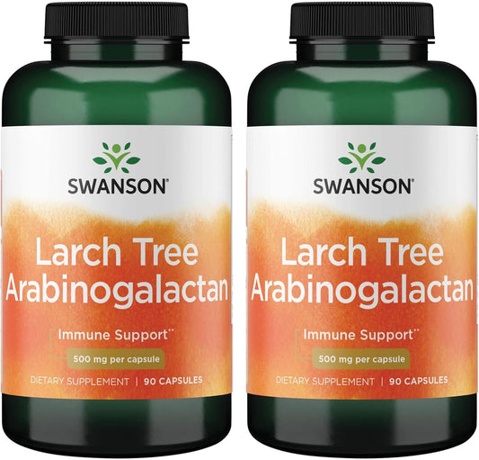 Swanson Ultra Larch Tree Arabinogalactan 500 mg Capsules - 180 Count