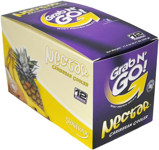 Syntrax Nectar Grab N' Go Caribbean Cooler - 12 Packets, 27g Each