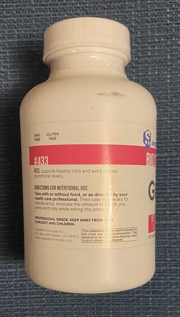 Systemic Formulas #433 GCEL - Advanced Cellular Health Support Supplement