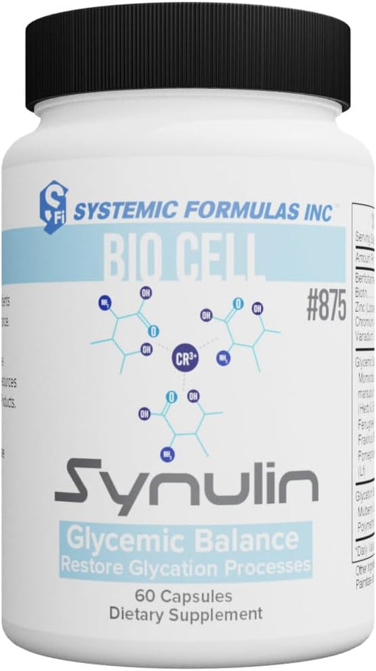 Systemic Formulas Synulin Bio Cell #875 for Balancing Blood Sugar Levels