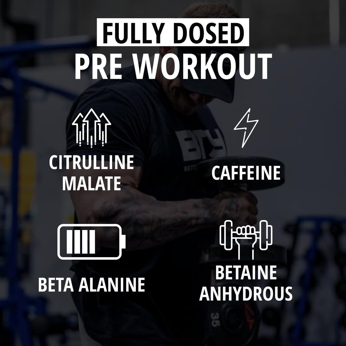 TC Nutrition Batch 27 Pre Workout Powder - Peach Rings Flavor - Instant Energy, Focus, Pumps, & Strength - Nitric Oxide Booster - 20 Servings