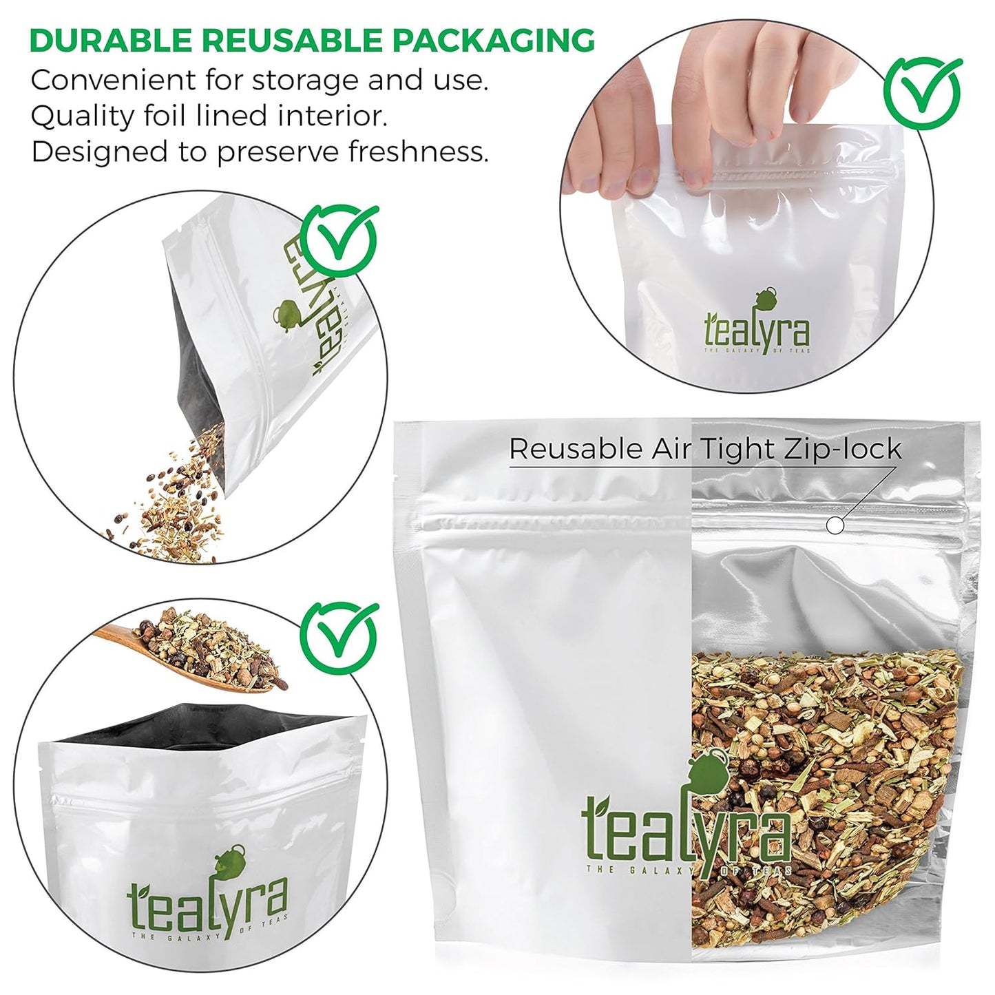 Tealyra Blood Cleanser Wellness Detox Tea with Dandelion and Ginger - Loose Leaf Herbal Tea for Natural Cleanse and Diuretic Benefits - Caffeine-Free - 112g