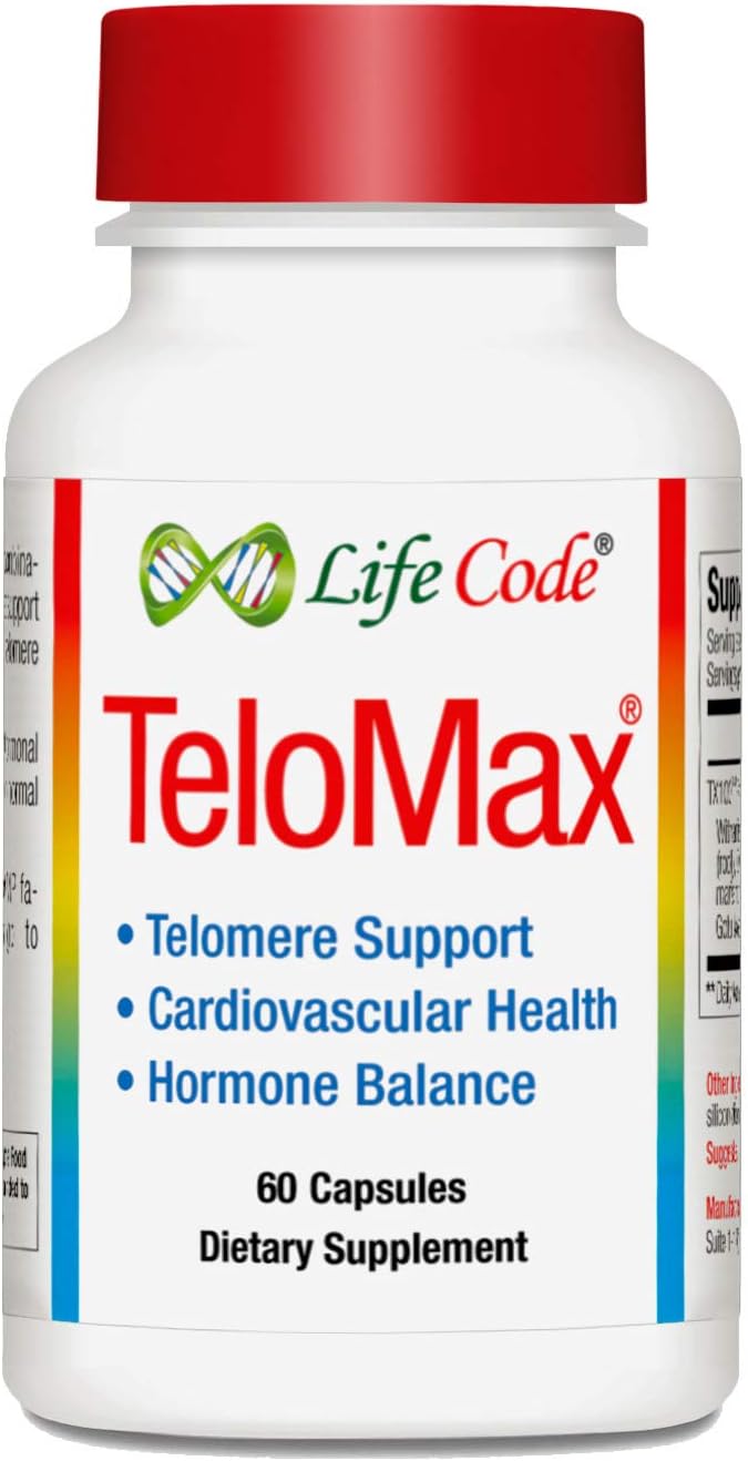 TeloMax Life Code: Cellular Function Telomere Supplement for Health