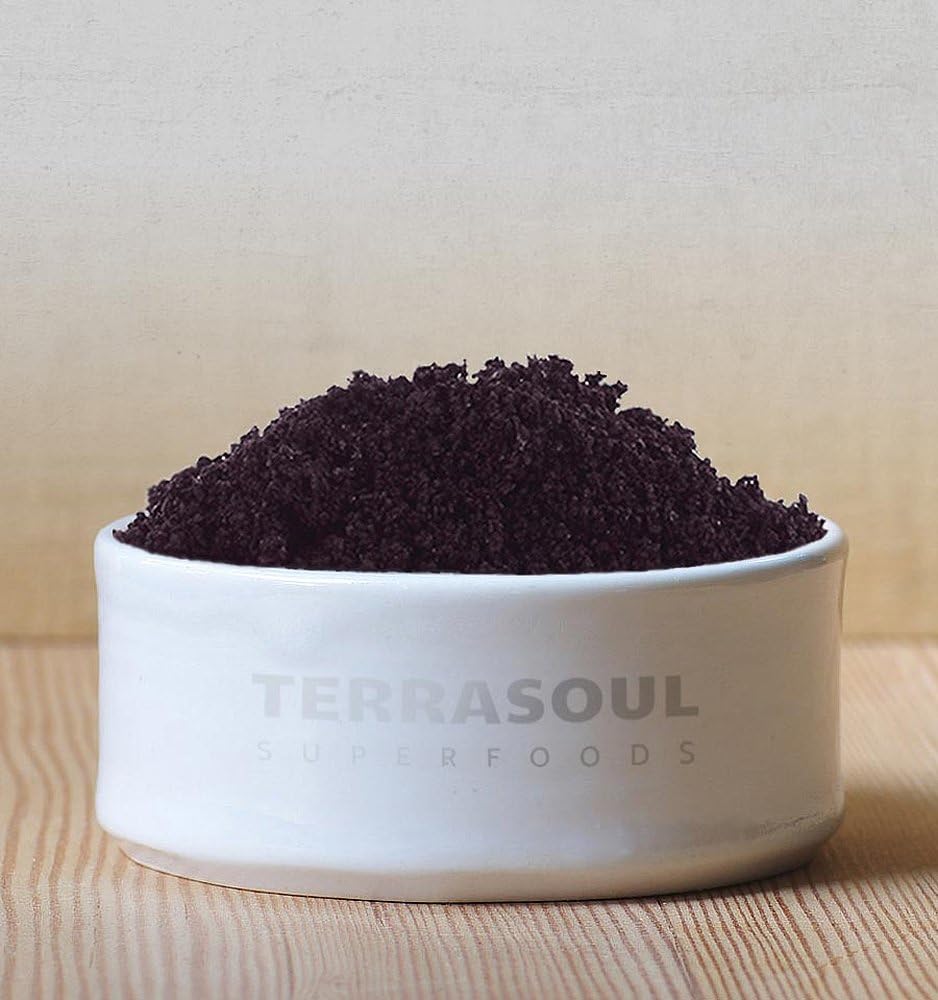 Terrasoul Superfoods Organic Acai Berry Powder, 64 Oz Total, Freeze-Dried Omega Fats Boost, Ideal for Smoothie Bowls and Superfood Recipes