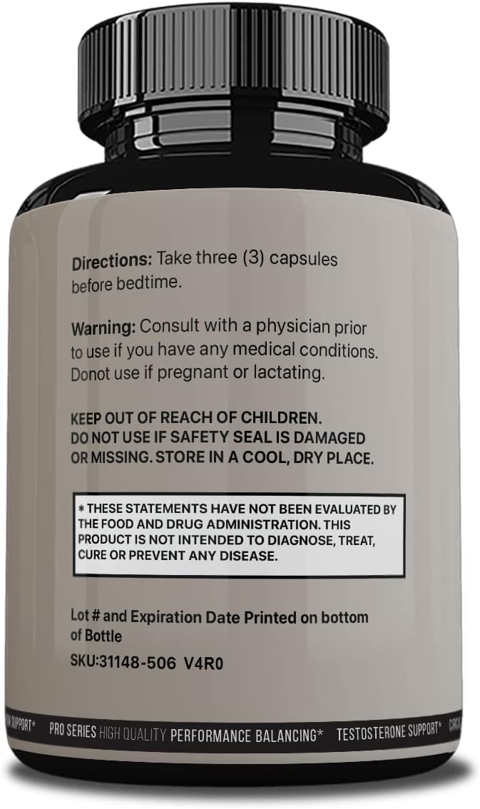 TestosPrimel Advanced Formula for Muscle Strength - 180 Capsules (2 Month Supply)