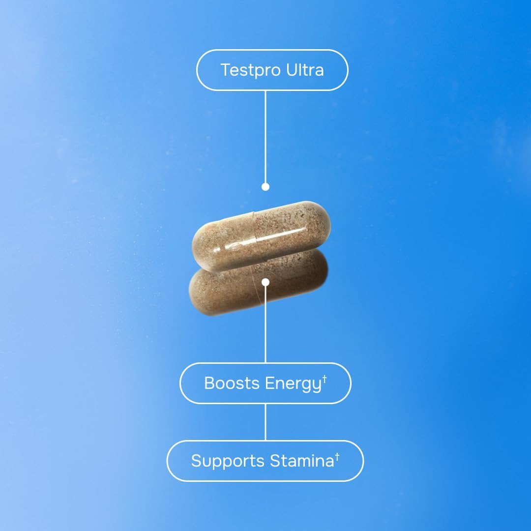 Testpro Testosterone Support Ultra for Men with Fenugreek, Tribulus, and Maca - envitamin