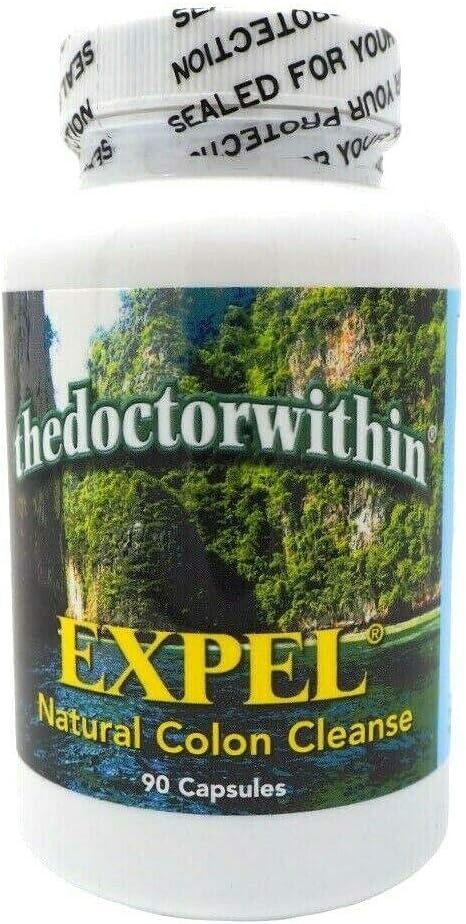 The Doctor Within EXPLE Natural Colon Detox 90 Capsules - Boost Digestive Health & Detoxify Naturally
