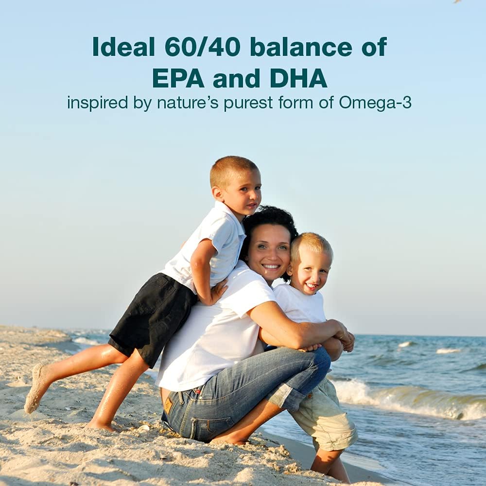 Therabotanics Perfect Omega Fish Oil Supplement - High Absorption EPA & DHA for Heart, Brain, Eye, & Metabolic Health - Alaskan Fish Oil Softgels - 120 Count
