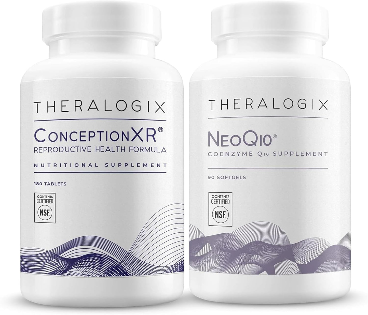 Theralogix ConceptionXR and NeoQ10 Bundle for Reproductive Health, 270 Count - Pack of 2