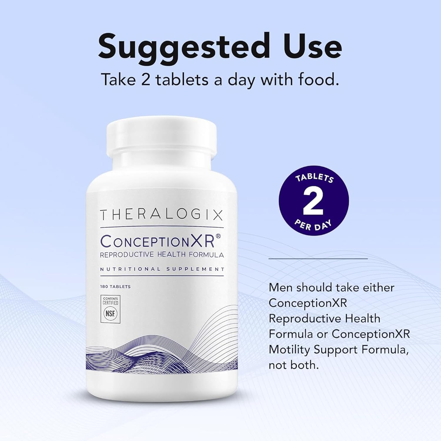 Theralogix ConceptionXR and NeoQ10 Bundle for Reproductive Health, 270 Count - Pack of 2