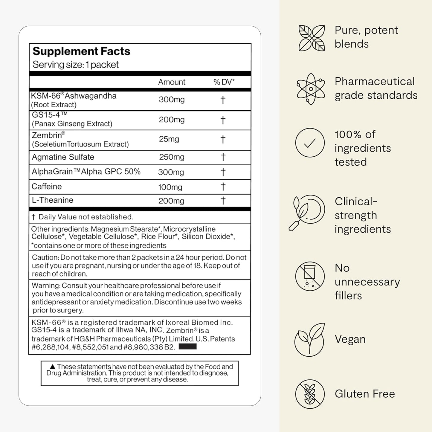 THESIS Creativity Nootropic Brain Supplement - Boosts Learning, Memory, and Verbal Fluency - Ashwagandha, Agmatine, L-Theanine - 1 Month Supply