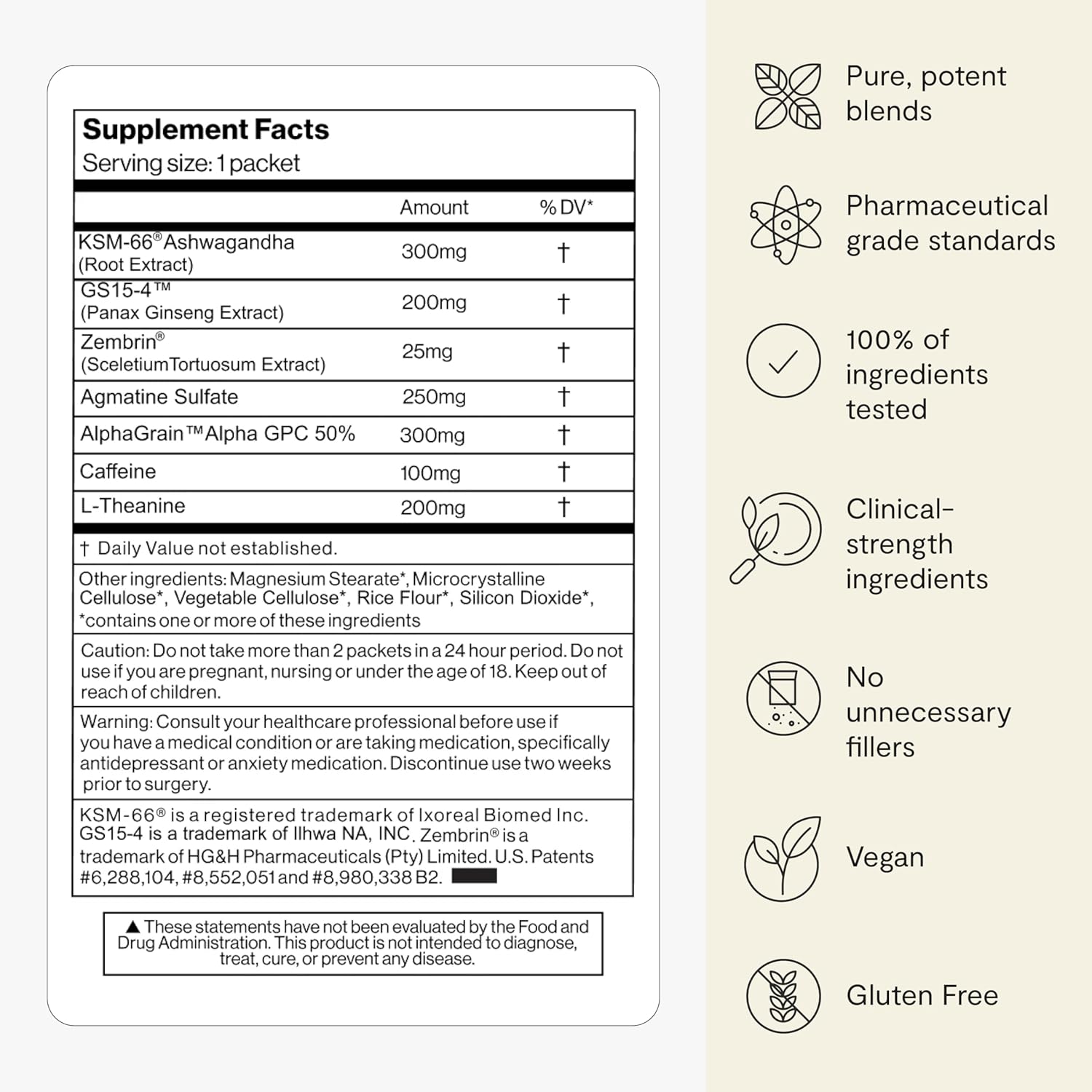 THESIS Creativity Nootropic Brain Supplement - Boosts Learning, Memory, and Verbal Fluency - Ashwagandha, Agmatine, L-Theanine - 1 Month Supply
