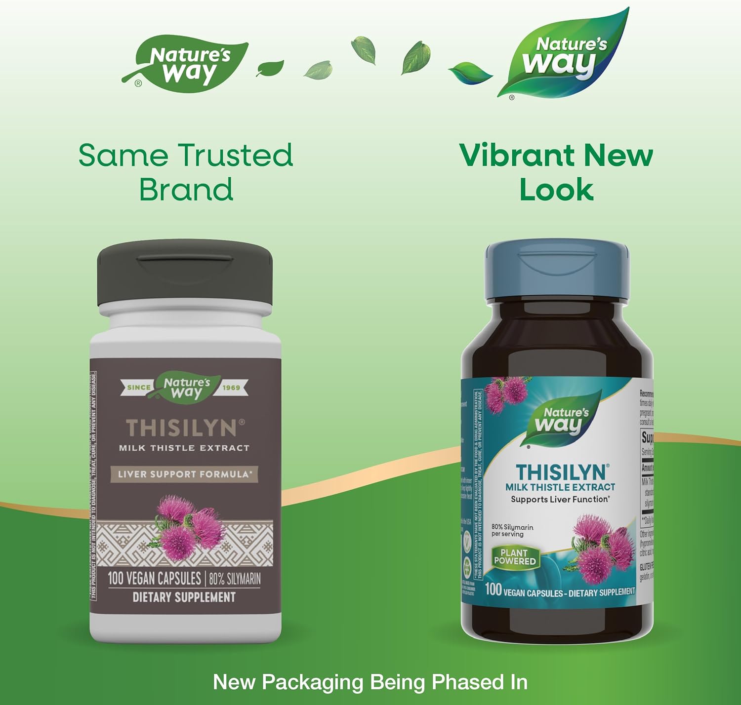 Thisilyn Milk Thistle Extract Capsules - Supports Liver Function, Vegan, 100ct