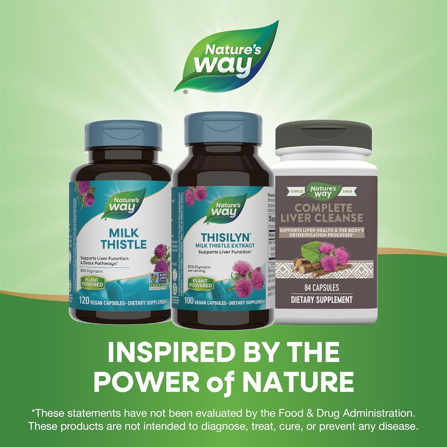 Thisilyn Milk Thistle Extract Capsules - Supports Liver Function, Vegan, 100ct