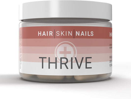 Thrive Plus Hair, Skin, Nails Supplement Capsules with Collagen & Ashwagandha for Beauty & Joint Health