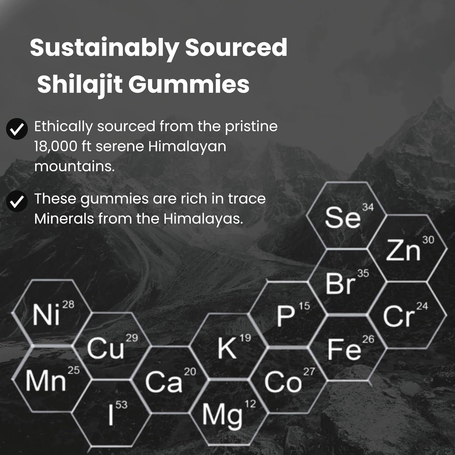 ThriveXwell Himalayan Shilajit Gummies: 1000mg Sugar-Free Supplement with 85+ Trace Minerals for Immunity, Energy, & Brain Health - Raspberry Flavor (60 Count)
