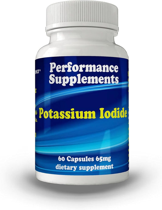 Thyroid Protector Potassium Iodide Capsules for Optimal Performance - 60 Capsules, 65mg
