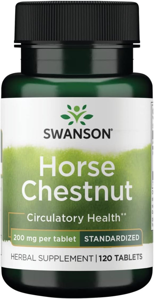 Timed-Release Horse Chestnut 22% Aescin 200mg - 120 Tablets by Swanson