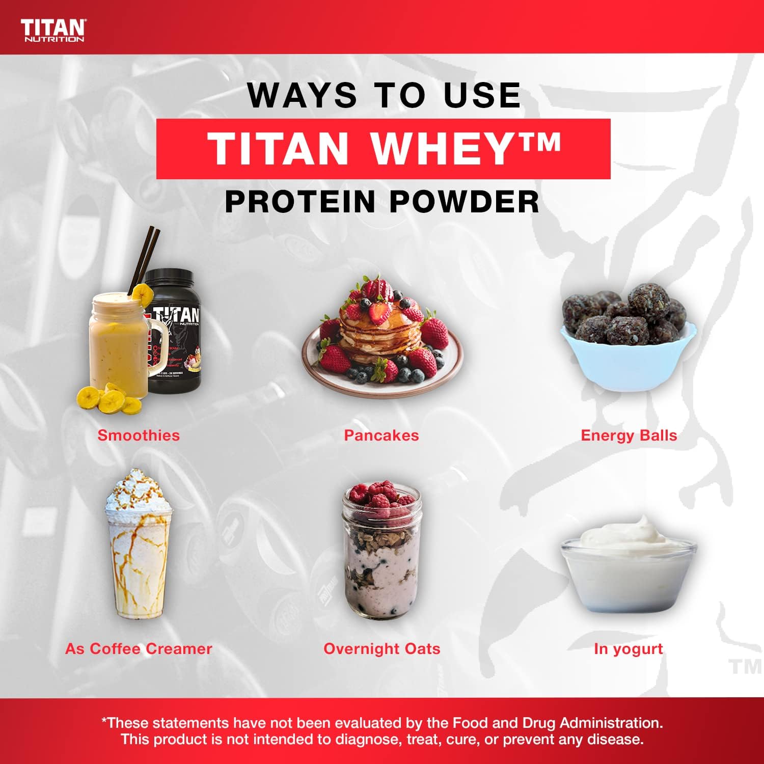 Titan Nutrition Titan Whey Protein Powder - Premium Formula for Lean Muscle Mass & Digestive Health - 23g Protein, BCAAs, Digestive Enzymes - Toffee Macchiato Flavor - 2lb