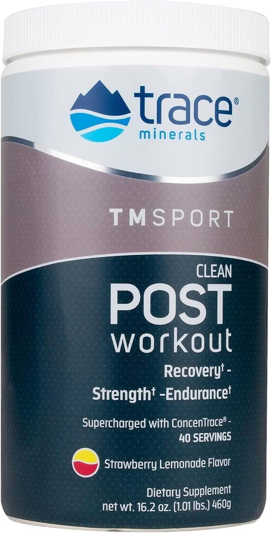 TMRFIT Series Strawberry Lemonade Post Workout Supplement - 16.2 Oz Canister, Supports Muscle Recovery and Strength, Gluten Free, Vegan, Non-GMO