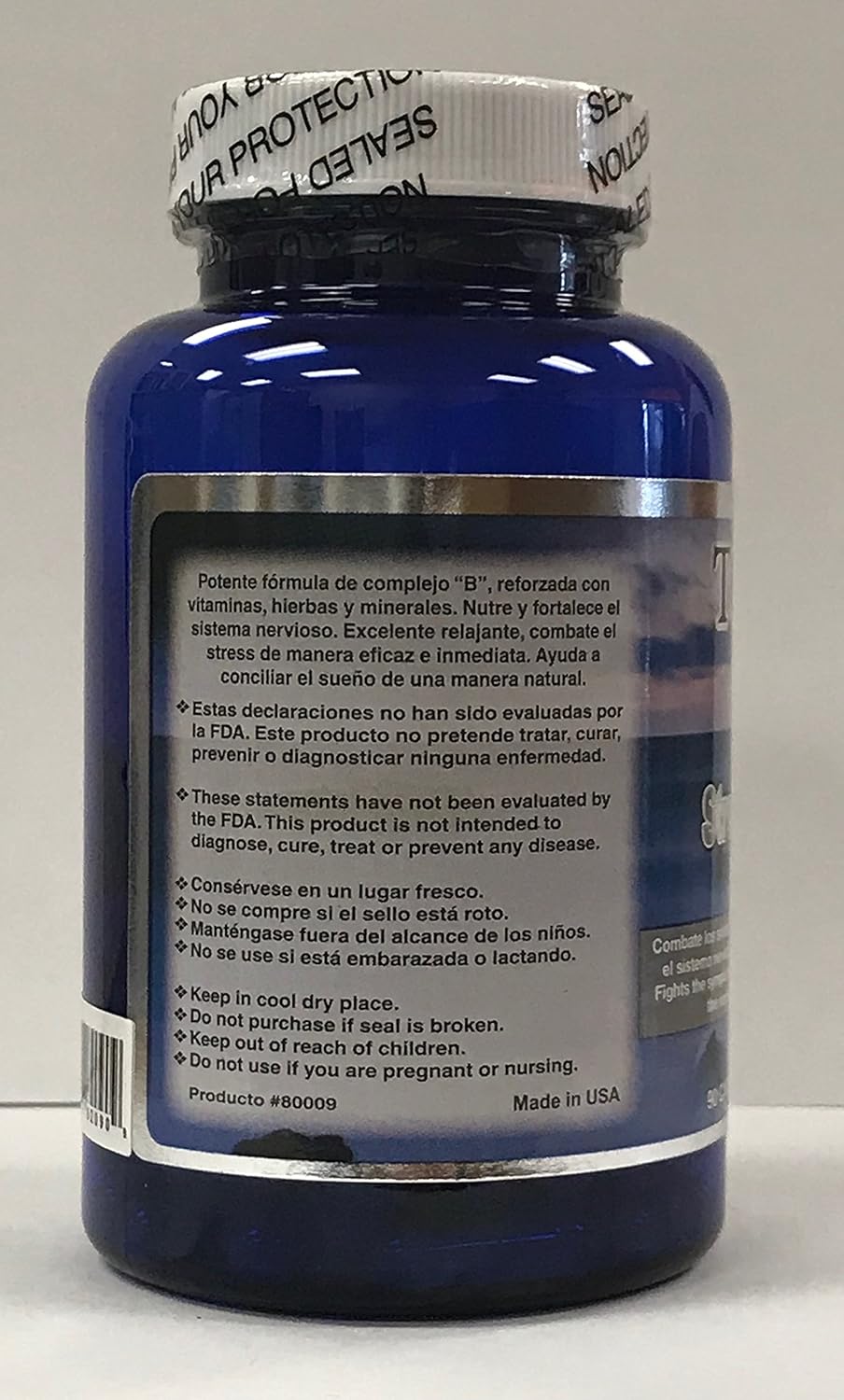 Tonaya Stress-B Complex: Natural Supplement for Stress Relief and Energy Support