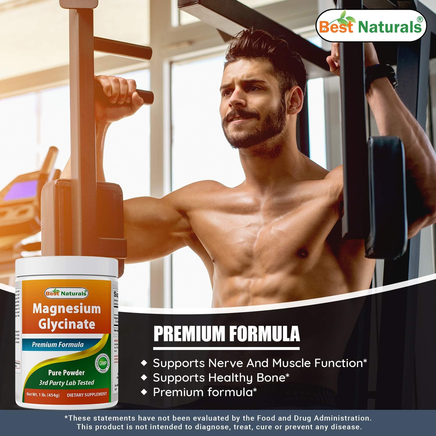 Top-Rated Natural Magnesium Citrate and Glycinate Powder Blend for Optimal Absorption