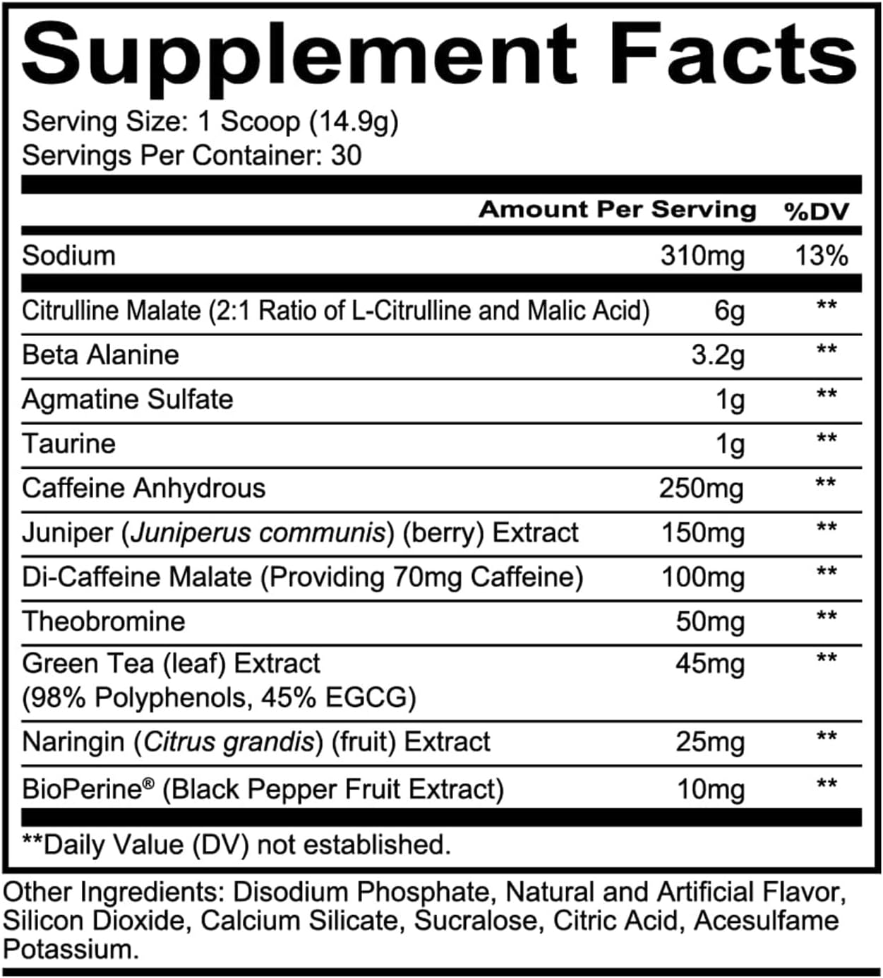 Total War Preworkout with 320mg Caffeine, Amino Acids for Pump, Energy, Endurance - Orange Crush, 30 Servings