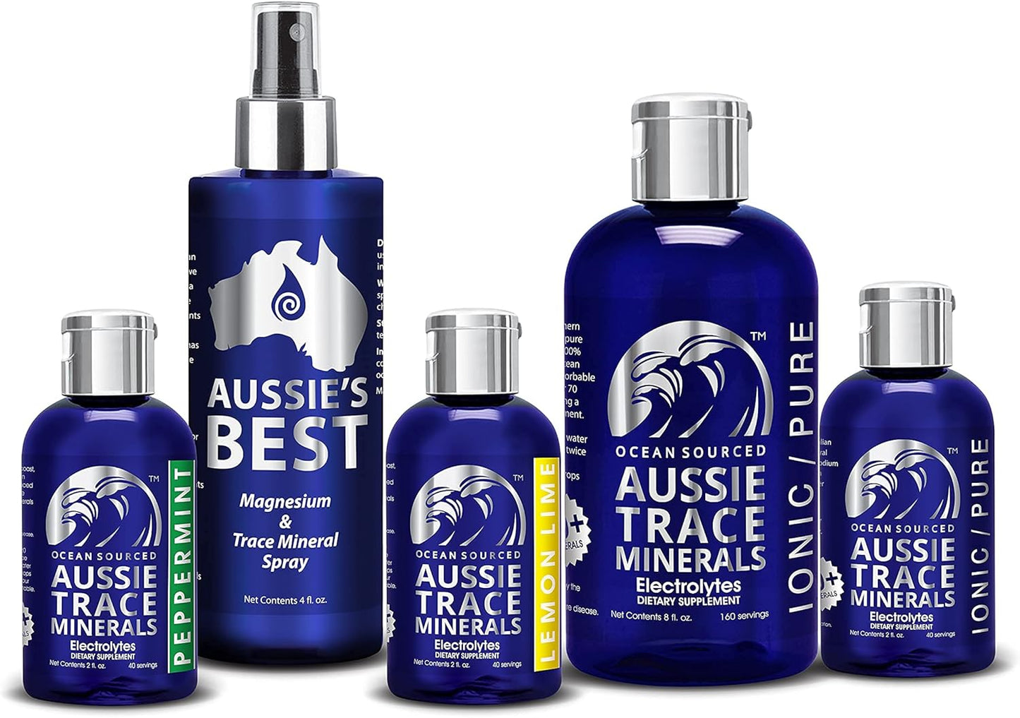 Trace Minerals Electrolyte Supplement - 2 oz Bottle - Australian Sourced - 3rd Party Tested for Purity