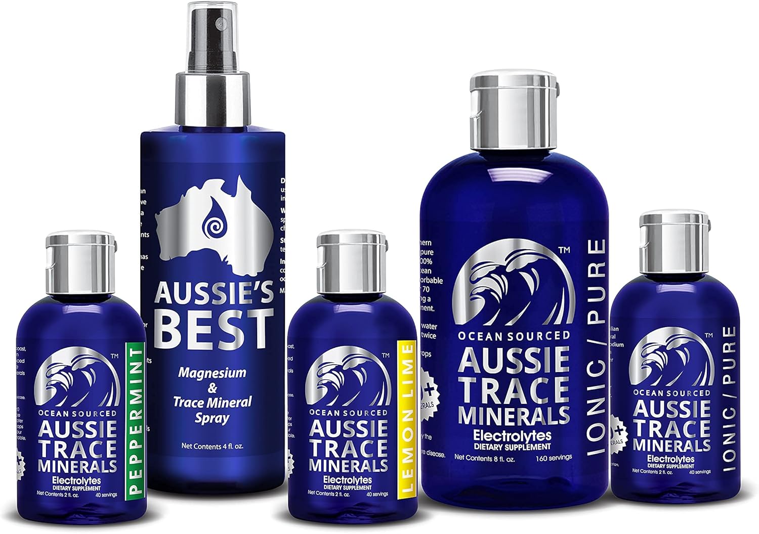 Trace Minerals Electrolyte Supplement - 2 oz Bottle - Australian Sourced - 3rd Party Tested for Purity