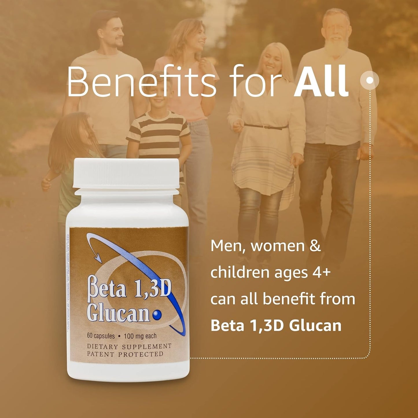 Transfer Point Immune Support Supplement - 100mg Beta Glucan Capsules, Single Pack