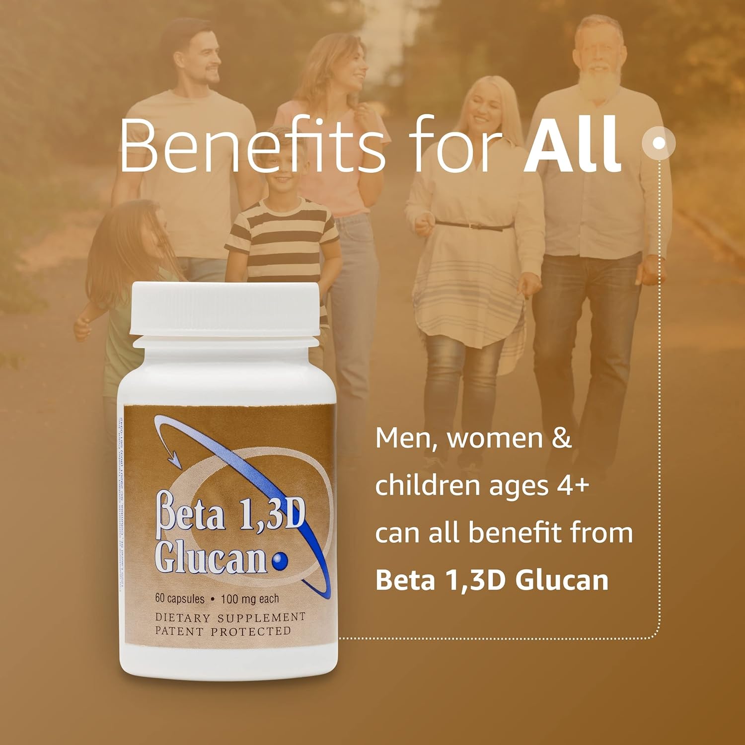 Transfer Point Immune Support Supplement - 100mg Beta Glucan Capsules, Single Pack