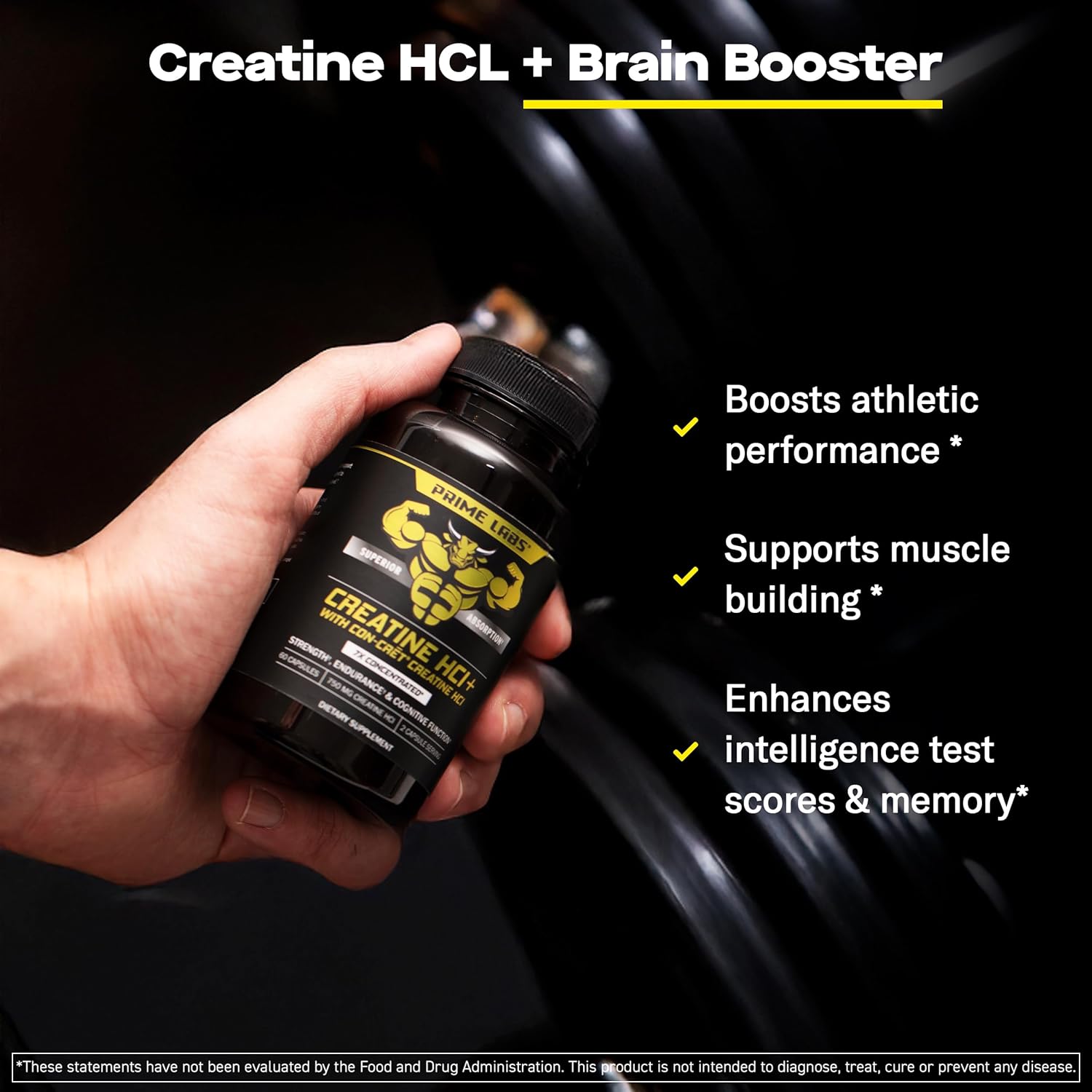 Tribulus Terrestris & Creatine HCl Capsules Combo Pack - 120 ct & 60 ct