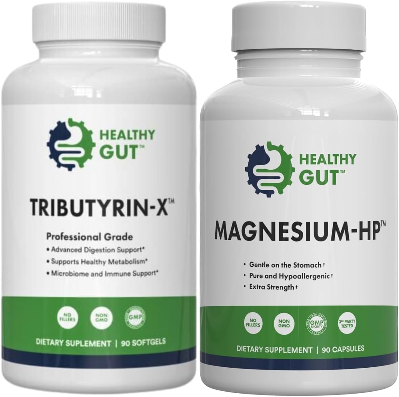 Tributyrin-X and Magnesium HP Bundle | 90 Servings for a Healthy Gut