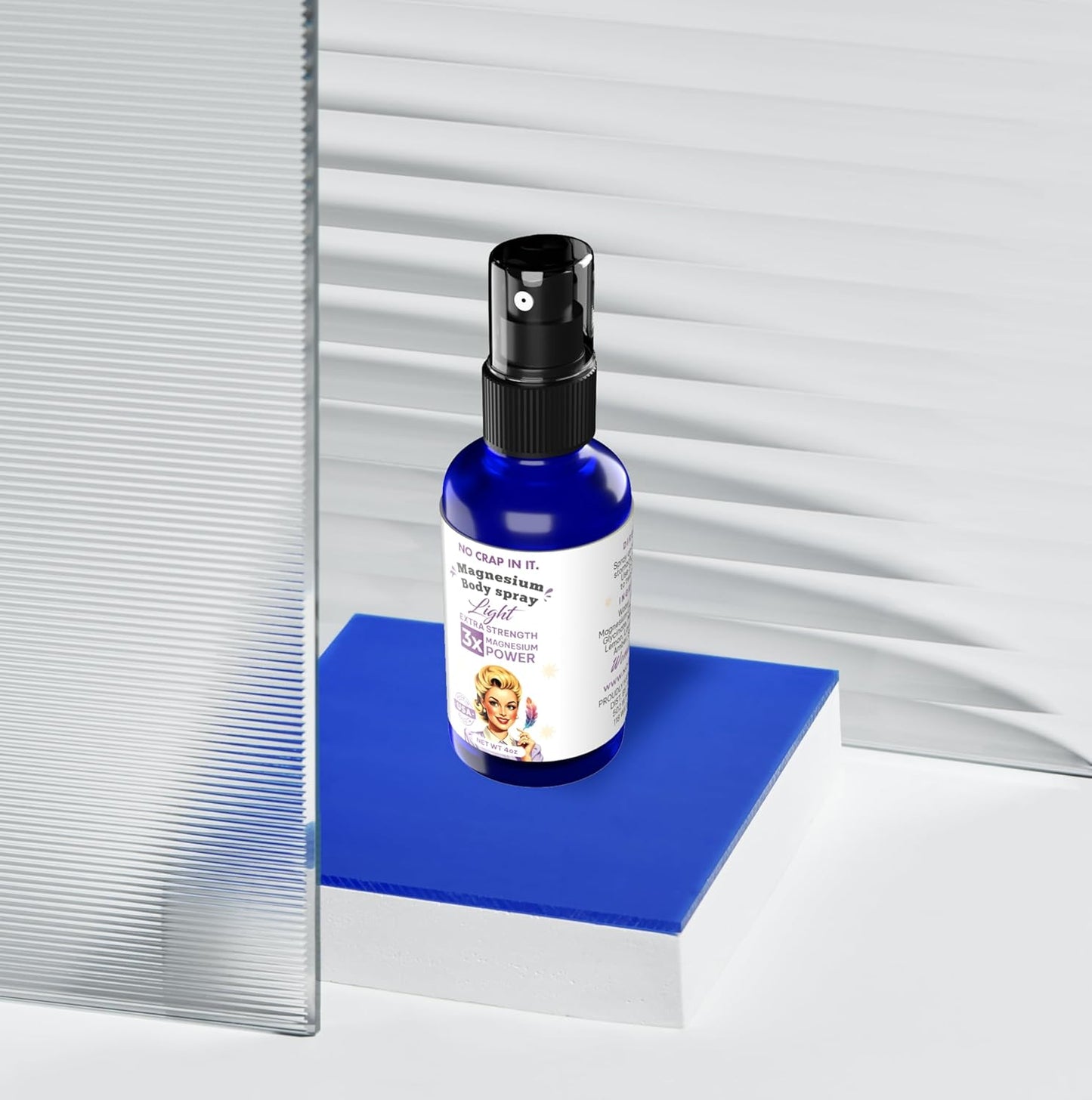 Triple Action Magnesium Spray for Immediate Relief - Unique Blend of Magnesium Glycinate, Citrate, and Chloride for Wellness