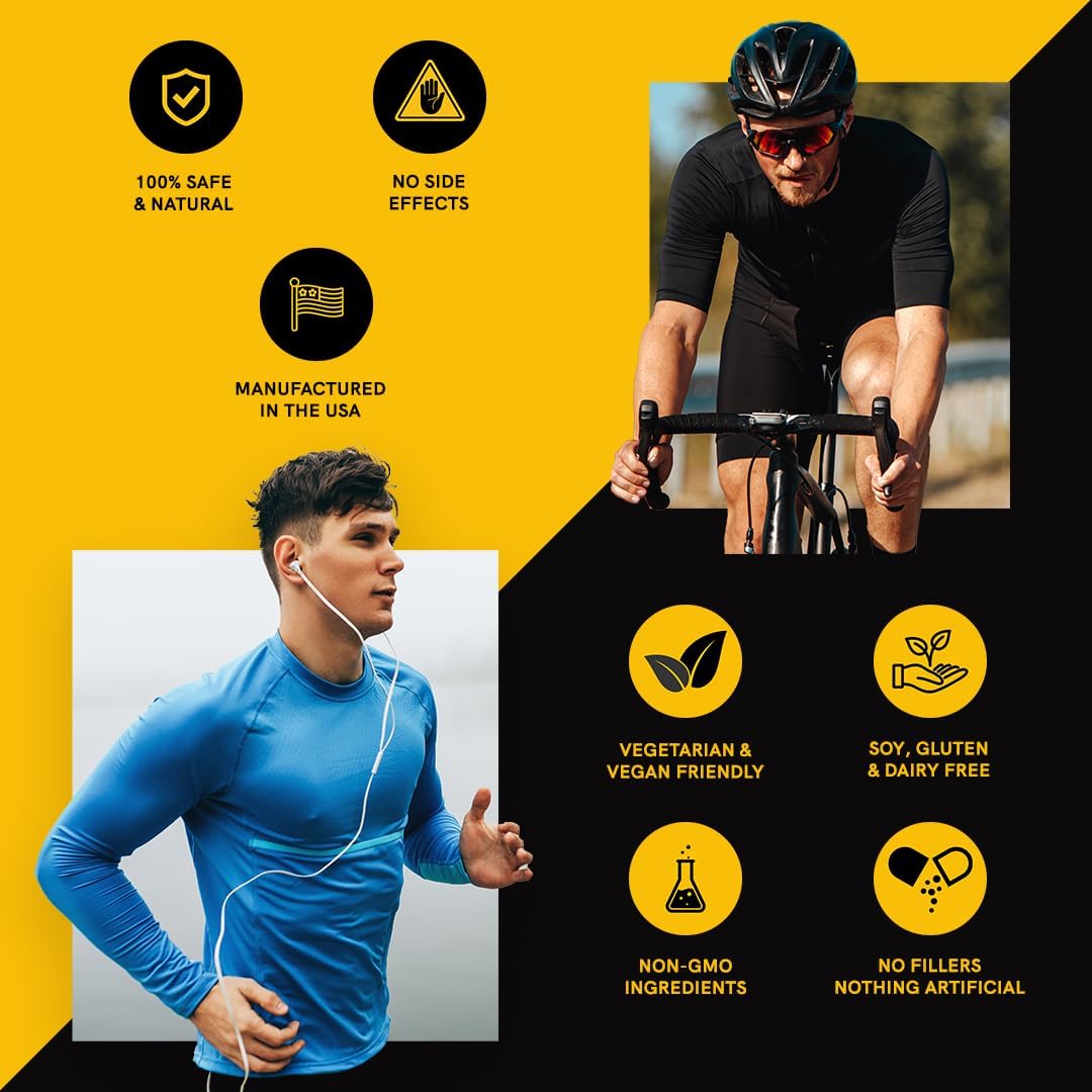 Triple Action Thermogenic Slimming Formula Pills for Men - Appetite Suppressant with Caffeine, Energy Booster - 90 Capsules
