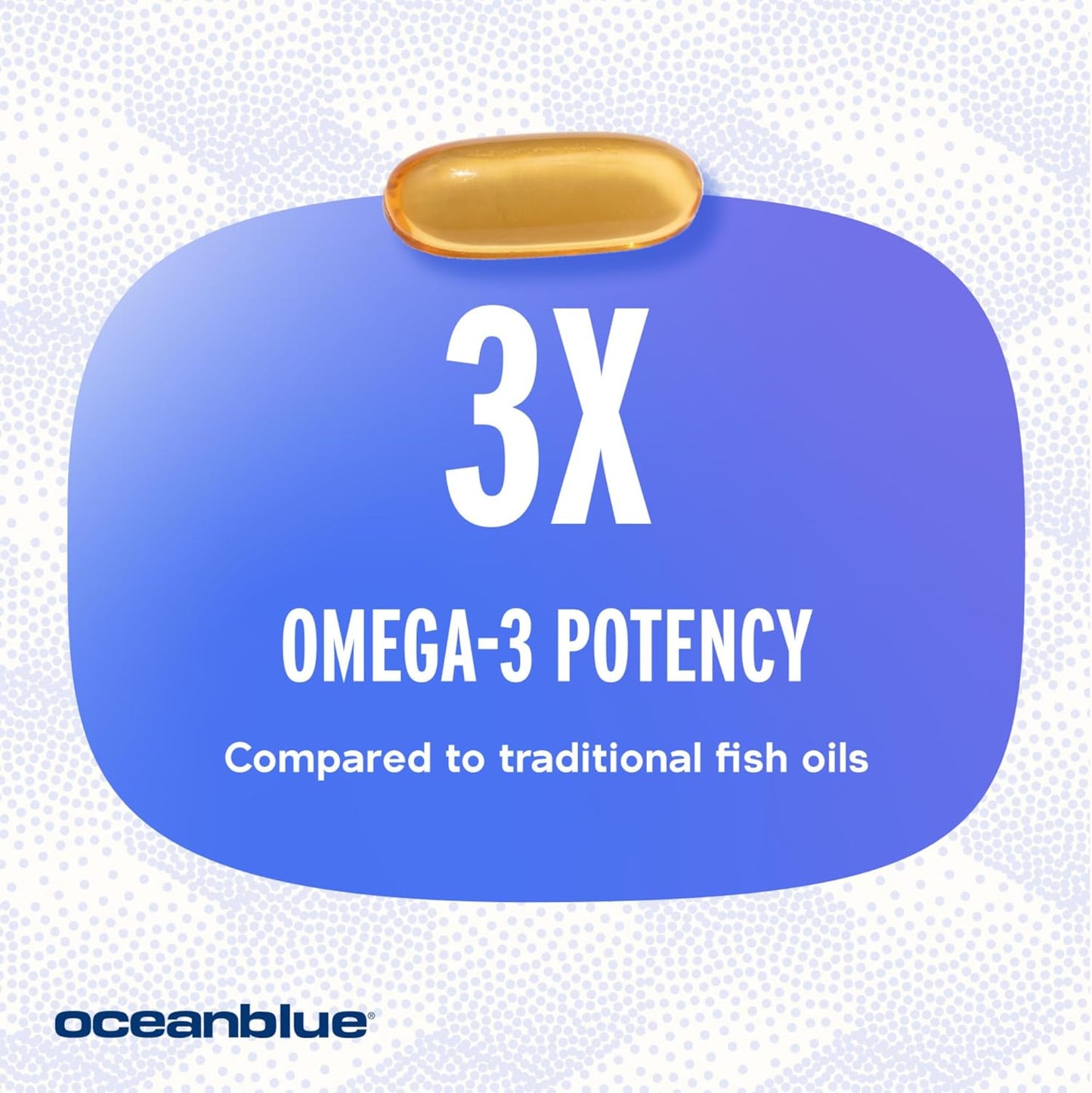 Triple Strength Oceanblue Professional Omega-3 2100 with Vitamin K2 and D3 - 120 Count x 2 - Burpless Fish Oil with EPA, DHA, DPA - Wild Caught - Orange Flavor - 60 Servings
