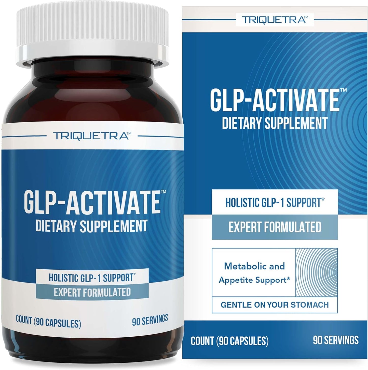 Triquetra Health GLP-Activate Capsules | Natural Support for Hunger & Metabolism - Expert Formulated - 90 Servings