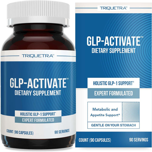 Triquetra Health GLP-Activate Capsules | Natural Support for Hunger & Metabolism - Expert Formulated - 90 Servings