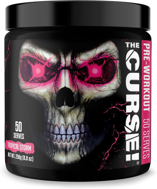 Tropical Storm Pre Workout Powder - Boost Strength, Energy & Focus | 50 Servings for Men & Women | Caffeine, Beta-Alanine, Creatine, L-Citrulline