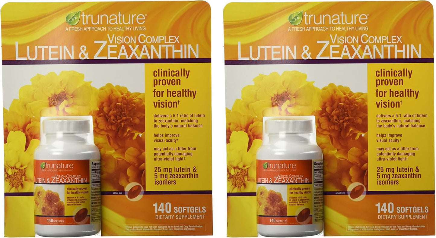 TruNature Vision Complex: Value Pack of 2 with Lutein & Zeaxanthin (280 Softgels)