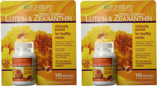 TruNature Vision Complex: Value Pack of 2 with Lutein & Zeaxanthin (280 Softgels)