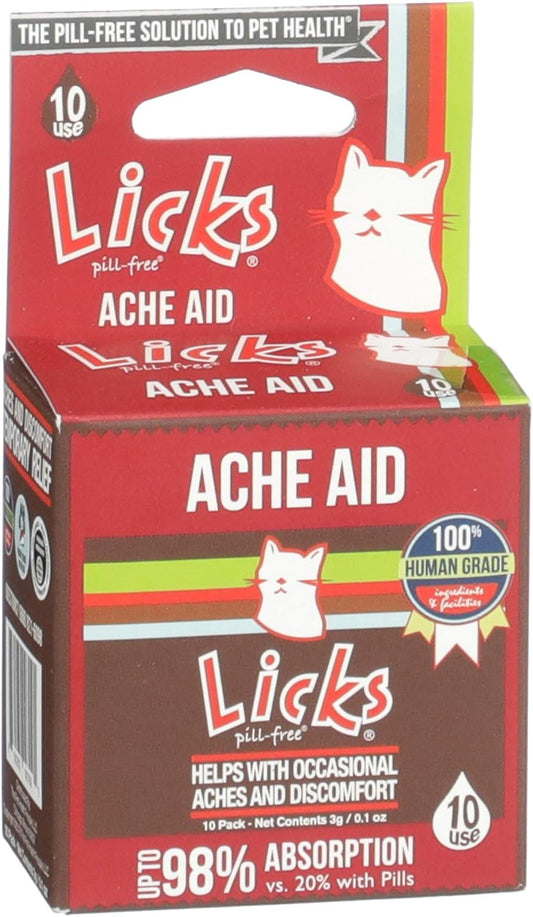 Turmeric and Ginger Cat Supplements for Pain Relief - Pill-Free Cat Ache Aid - Gel Packets - 10 Uses