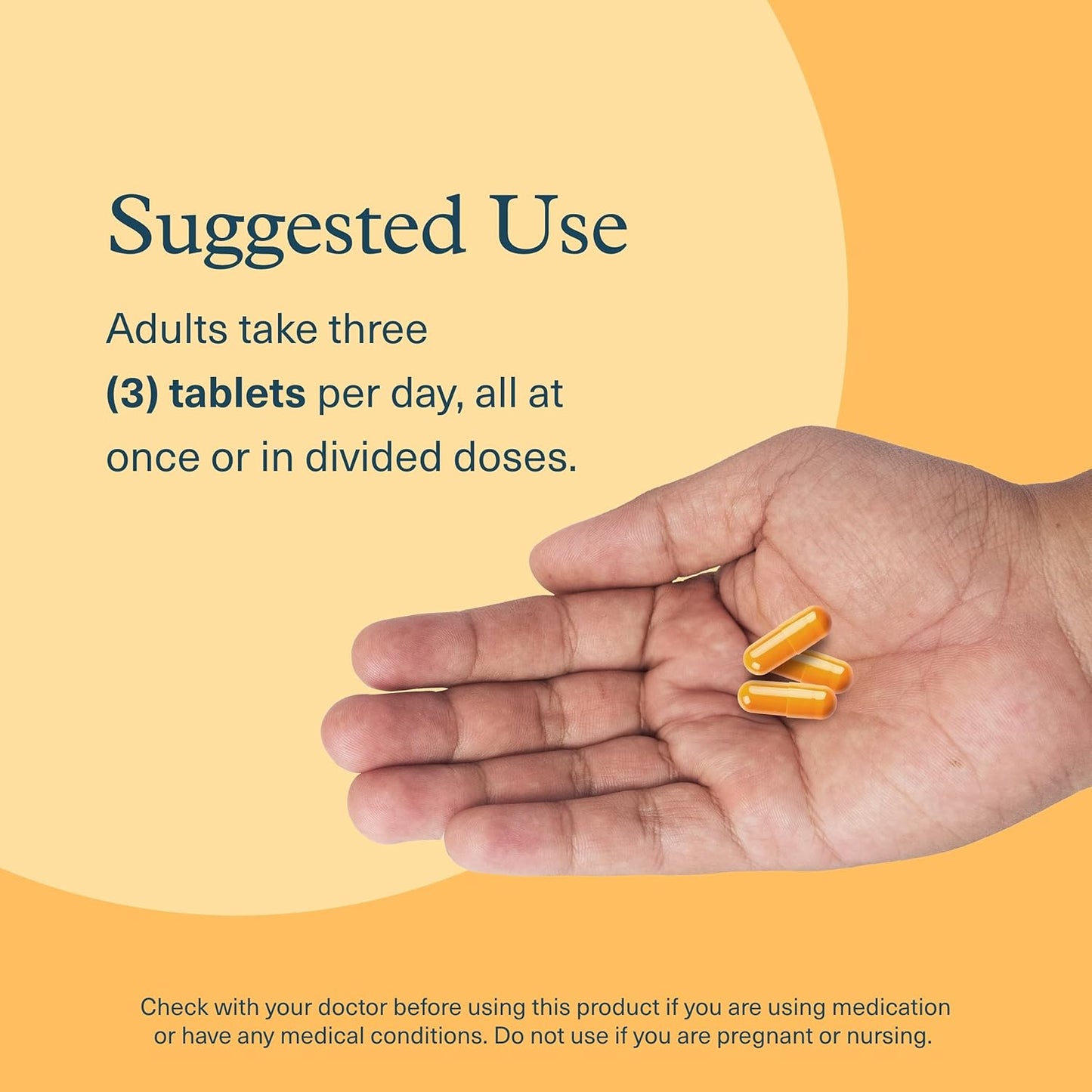 Turmeric Antioxidant Joint Support Supplement with Black Pepper Extract - Vegan 60 Tablets