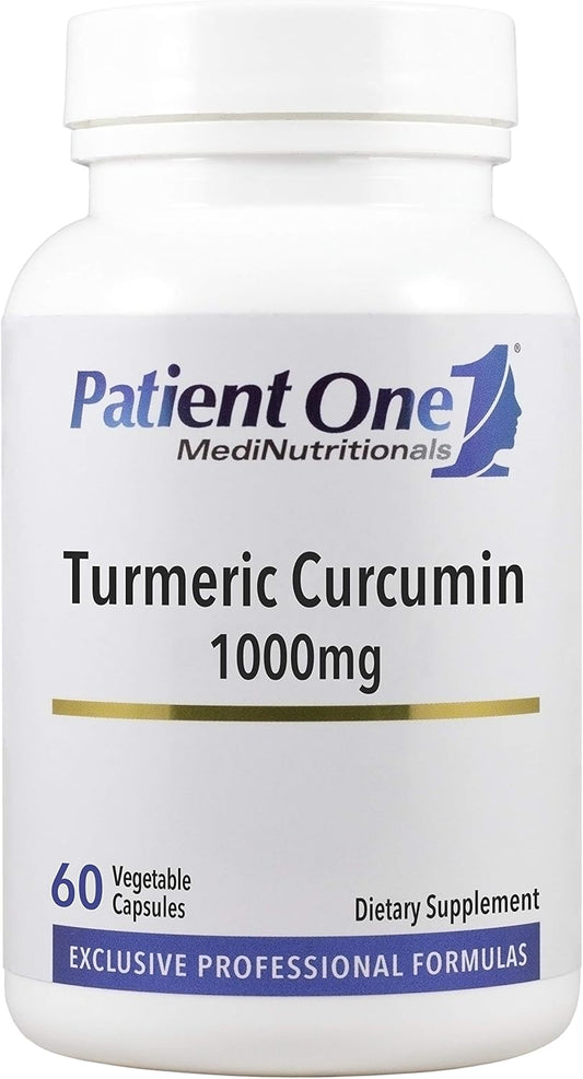 Turmeric Curcumin 1000mg Capsules with Black Pepper Extract | Supports Healthy Inflammatory Response | 60 Count