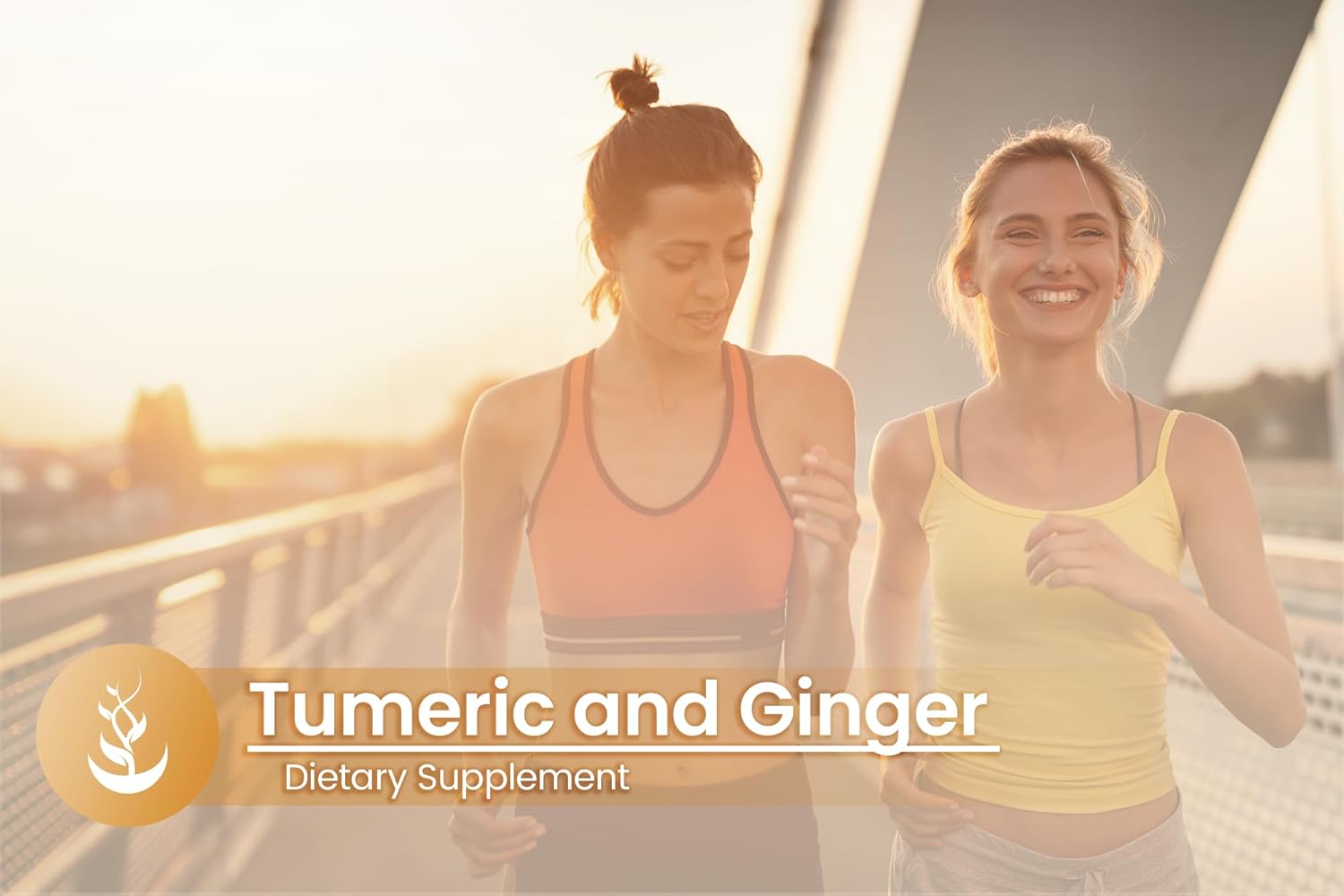Turmeric Curcumin & Ginger Capsules - Pure Ingredients, No Additives, Lab Verified (100 Capsules)